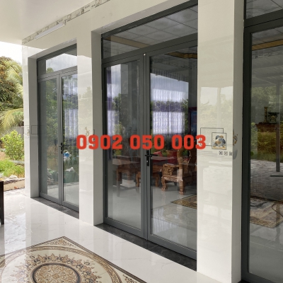 Công trình cửa nhôm xingfa Long An 
