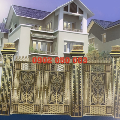 MẪU CỬA CỔNG NHÔM ĐÚC GIÁ TỐT TIỀN GIANG