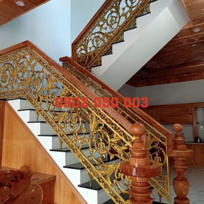 THI CÔNG CẦU THANG NHÔM ĐÚC CÁI BÈ TIỀN GIANG