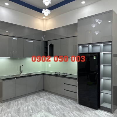 LẮP TỦ BẾP GIÁ RẺ CÁI BÈ