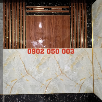 Ốp tường tấm pvc vân đá Tiền Giang