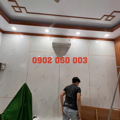 THI CÔNG TẤM PVC ỐP TƯỜNG TIỀN GIANG
