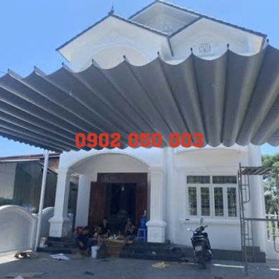 Thi Công Mái Xếp,Mái Kéo Tiền Giang | Mái Hiên Mái Xếp Giá Rẻ