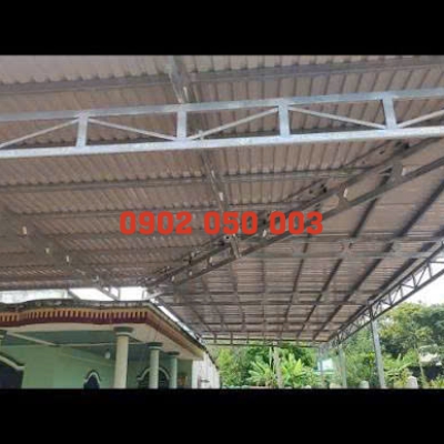 Thi công Mái Che Tôn giá tốt - Nhanh Chóng Tại Tiền Giang