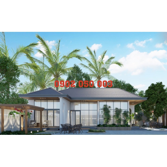 THI CÔNG BIỆT THỰ  MÁI THÁI HIỆN ĐẠI - THIẾT KẾ THI CÔNG NHÀ TRỌN GÓI TIỀN GIANG