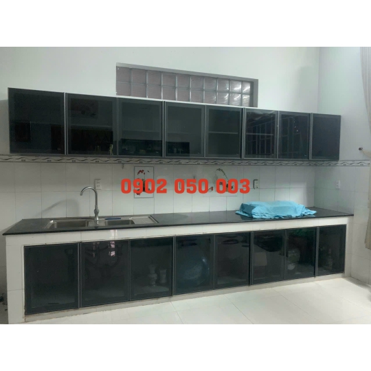 Thi công  tủ bếp giá rẻ Cái Bè