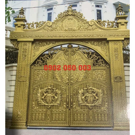 MẪU CỔNG NHÔM ĐÚC CÁO CẤP CÁI BÈ