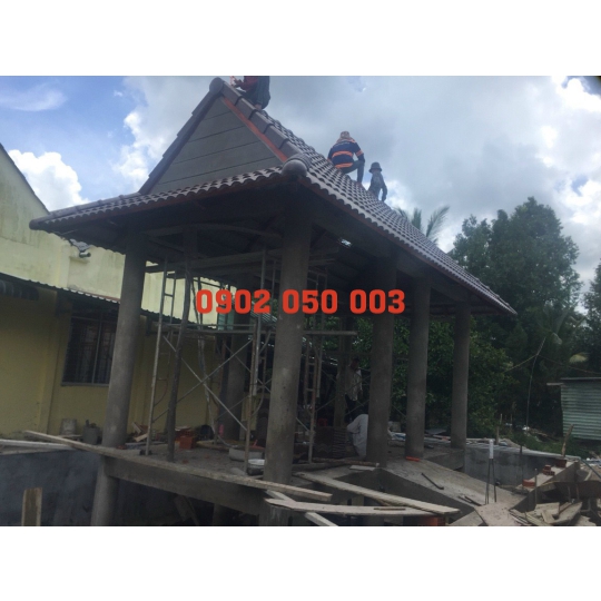 CÔNG TRÌNH MÁI NGÓI TẠI CAI LẬY