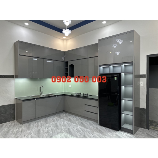 LẮP TỦ BẾP GIÁ RẺ CÁI BÈ