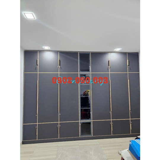 THI CÔNG TỦ QUẦN ÁO CỬA LÙA CAO CẤP