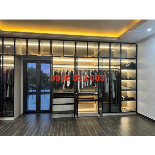 KỆ TỦ QUẦN ÁO CÁNH KÍNH ĐẸP