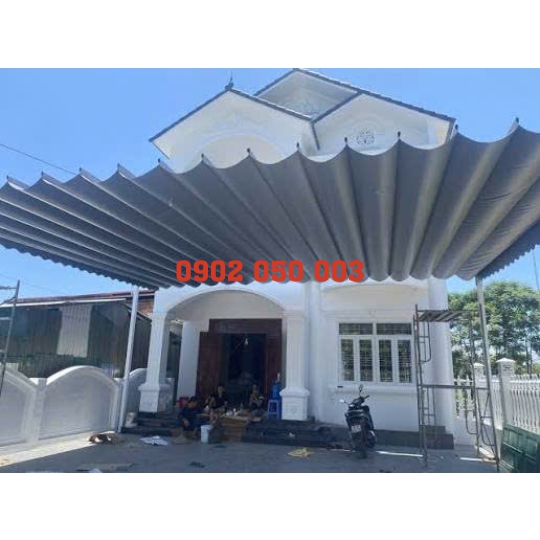 Thi Công Mái Xếp,Mái Kéo Tiền Giang | Mái Hiên Mái Xếp Giá Rẻ